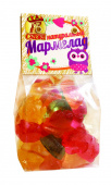  Мармелад желейный формовой "Ассорти" б/с (фруктовые вкусы) пакет Мармеладная Сказка 200г 