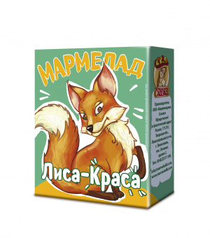  Мармелад желейный формовой "Лиса-краса"