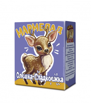  Мармелад желейный формовой "Олешка-сладкоежка"